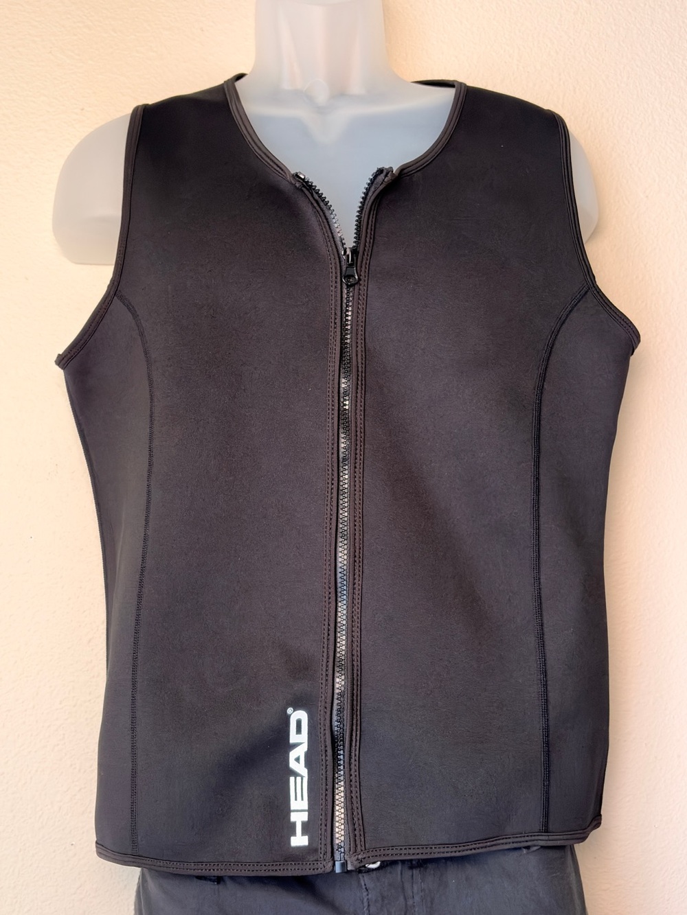 Head Men’s Black Front-Zip Swim Vest
